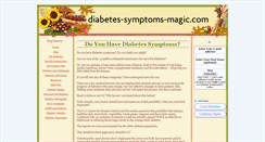 Desktop Screenshot of diabetes-symptoms-magic.com